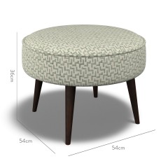 furniture brancaster footstool desta eggshell weave dimension