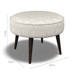 furniture brancaster footstool ellora ash print dimension