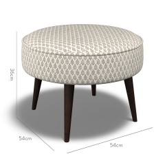 furniture brancaster footstool folia espresso print dimension