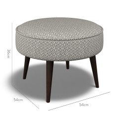 furniture brancaster footstool jina slate weave dimension