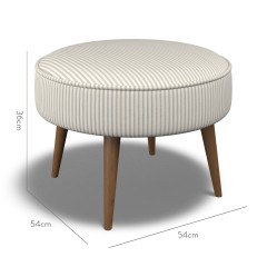 furniture brancaster footstool jovita mineral weave dimension