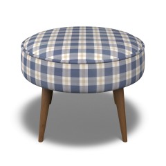 Brancaster Footstool Kali Indigo