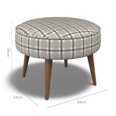 furniture brancaster footstool kali smoke weave dimension