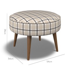 furniture brancaster footstool kali stone weave dimension