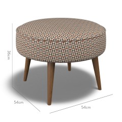 furniture brancaster footstool nala cinnabar weave dimension