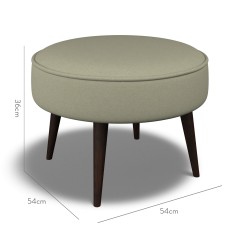 furniture brancaster footstool shani sage plain dimension