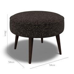 furniture brancaster footstool yana charcoal weave dimension