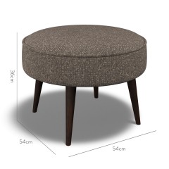 furniture brancaster footstool yana espresso weave dimension