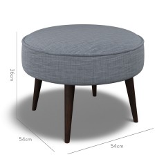 furniture brancaster footstool zuri denim plain dimension