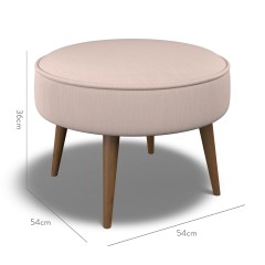 furniture brancaster footstool zuri shell plain dimension