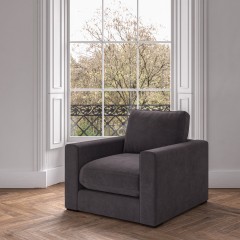 furniture cloud chair cosmos charcoal plain lifestyle