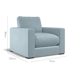 furniture cloud chair cosmos sea glass plain dimension