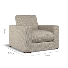 furniture cloud chair desta taupe weave dimension