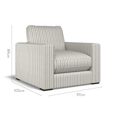 furniture cloud chair fayola smoke weave dimension