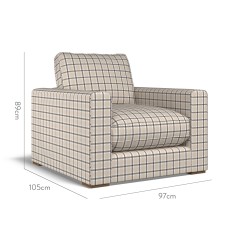 furniture cloud chair kali stone weave dimension