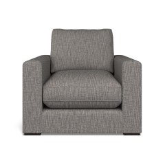 furniture cloud chair kalinda charcoal plain front