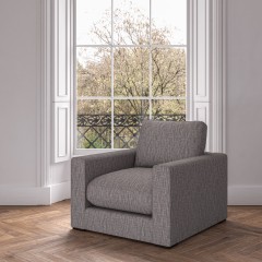 furniture cloud chair kalinda charcoal plain lifestyle