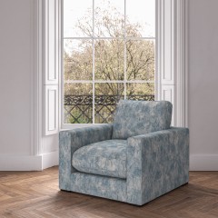 furniture cloud chair namatha denim print lifestyle