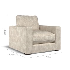 furniture cloud chair namatha pebble print dimension