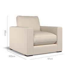 furniture cloud chair sabra sand weave dimension