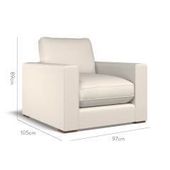 furniture cloud chair shani alabaster plain dimension