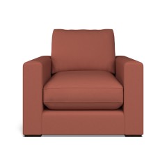 furniture cloud chair shani cinnabar plain front