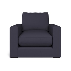 furniture cloud chair shani indigo plain front