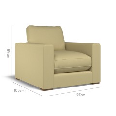 furniture cloud chair shani moss plain dimension