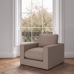 furniture cloud chair shani taupe plain lifestyle