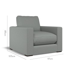 furniture cloud chair viera mineral plain dimension