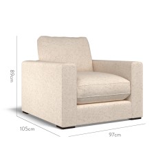 furniture cloud chair yana sand weave dimension