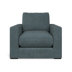 furniture cloud chair yana teal weave front