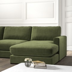 Cloud Chaise Sofa Cosmos Olive