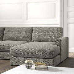 Cloud Chaise Sofa Desta Charcoal