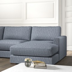 Cloud Chaise Sofa Kalinda Denim