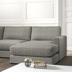 Cloud Chaise Sofa Nia Charcoal