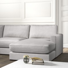 Cloud Chaise Sofa Safara Dove