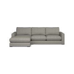 Cloud Chaise Sofa Nia Charcoal