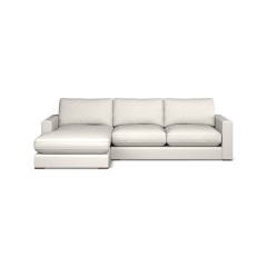 Cloud Chaise Sofa Zuri Parchment