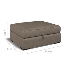 furniture cloud storage footstool amina espresso plain dimension