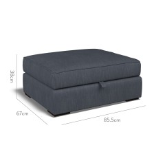 furniture cloud storage footstool amina indigo plain dimension