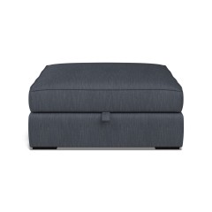 furniture cloud storage footstool amina indigo plain front