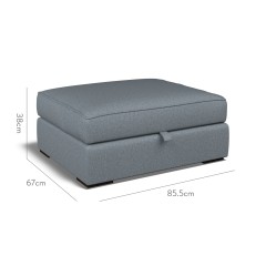 furniture cloud storage footstool bisa denim plain dimension