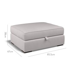 furniture cloud storage footstool cosmos dove plain dimension