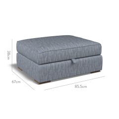 furniture cloud storage footstool kalinda denim plain dimension