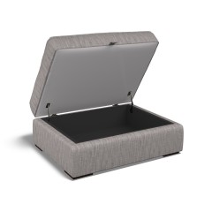 furniture cloud storage footstool kalinda taupe plain opened