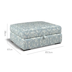 furniture cloud storage footstool nubra denim print dimension