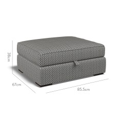 furniture cloud storage footstool sabra indigo weave dimension