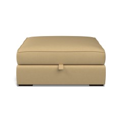 furniture cloud storage footstool shani ochre plain front