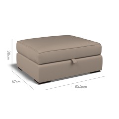 furniture cloud storage footstool shani taupe plain dimension